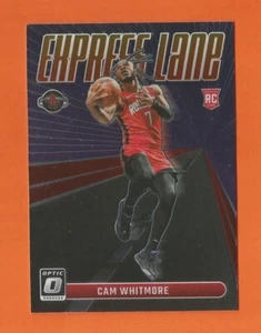 2023-24 DONRUSS OPTIC EXPRESS LANE RC CAM WHITMORE #7 HOUSTON ROCKETS - Picture 1 of 2