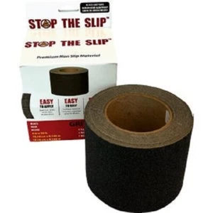 (3)-Stop The Slip Commercial Grade 4" x 30' Black Non-Slip Grit Tape HTPG0430BP1 - Picture 1 of 1
