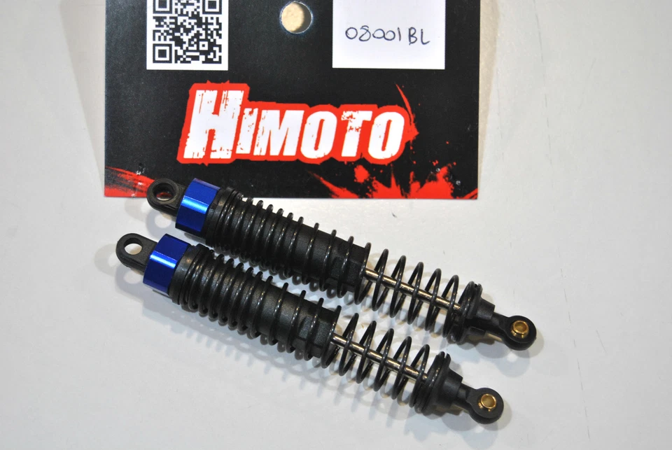 08001BL Ammortizzatori Himoto Testa Alluminio 102mm 1/10/SHOCK ABSORBE 1/10 - Immagine 1 di 1