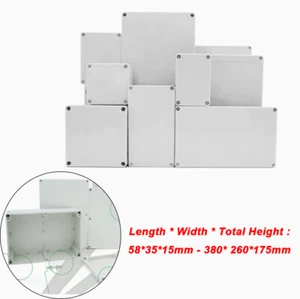F-Type ABS Plastic Waterproof Junction Box Outdoor Transparent Terminal Box - Picture 1 of 9