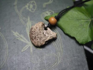 Natural Hag/ Holed Stone Pendant for Luck & Protection- Pagan, Wicca, Witchcraft - Picture 1 of 5