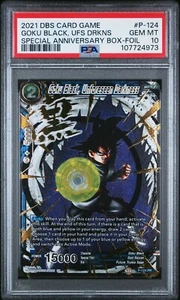 Goku Negro Imprevisto Oscuridad LÁMINA ORO ESTAMPADO Dragon Ball Super Tarjeta PSA 10 - Imagen 1 de 7