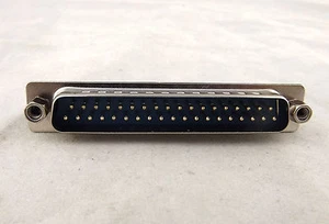 D-SUB DB37 37Pin Male DIP PCB Straight Solder Type Connector Adapter DP37 2 Rows - Picture 1 of 11