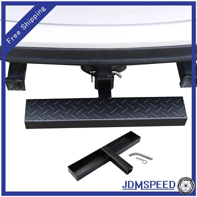 Protector de parachoques de remolque escalonado de enganche 23,6 pulgadas L para receptores de 2" camionetas camionetas Foto 1 de 4