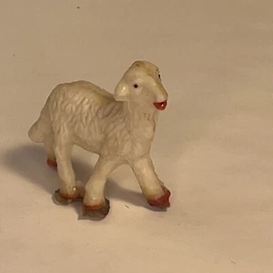 DE COLECCIÓN CORDERO OVEJA Navidad Belén Hueco Plástico Celuloide? "Ewe White 2x1x2""" - Imagen 1 de 10