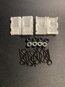 LOSI Mini Spare Part Kit Body Clips Nuts Plug Mini T Mini B Losi 1/18 1/16 Scale - Picture 1 of 5