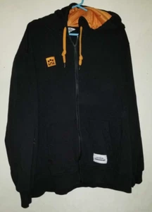 Minecraft Dungeons Limited Black Orange Zip Hoodie XXL - Picture 1 of 3