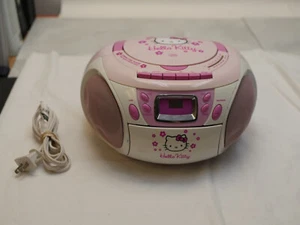 Radio Cassette Reproductor CD Hello Kitty Boombox Modelo KT2028H NO FUNCIONA - Imagen 1 de 6