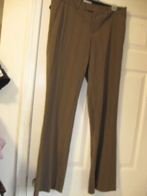 Pantalones de carrera Calvin Klein para mujer talla 8 frente plano a rayas Foto 1 de 4