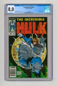 1988 Incredible Hulk #344 CGC 8.0 Mcfarlane WHITE pgs - Bild 1 von 2