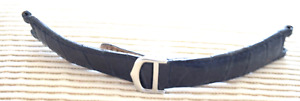 Authentic Cartier Black Alligator leather watch strap single folding deployment