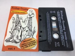HERITAGE COUNTRY VOL.1 Audio Cassette Tape ARTISTES VARIÉS TRX Canada HC-301 - Picture 1 of 5