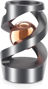 Kinetic Spinning Desk Toy, Fidget Toy for Office and Home (Grey Rose Gold) - Picture 1 of 16