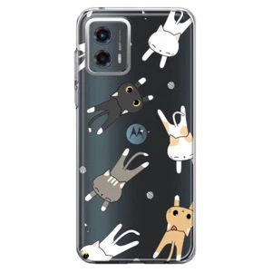 Mundaze Case for Motorola Moto G 5G 2024 Cute Flying Cat Friends - Picture 1 of 6