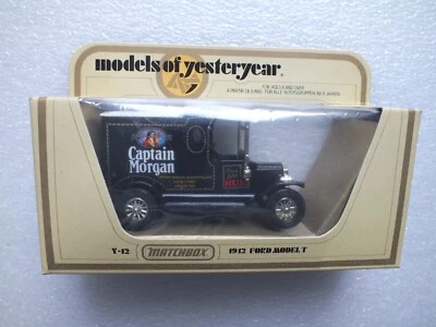 MATCHBOX - Model Of Yesteryear - 1912 Ford Model T - Captain Morgan mit OVP. - Bild 1 von 4