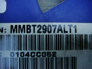 ONE 7" Reel 3000 pcs MMBT2907ALT1 60V/600mA PNP Transistors - New and Unused - Bild 1 von 12