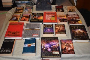 Riftwar/Pug lot/set of 19 books by Raymond E Feist (Some hardcover/paperback) - Picture 1 of 1