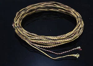 Tela encerada Western Electric 18GA de los años 20 cobre cable único 5 metros* 2 piezas - Imagen 1 de 3
