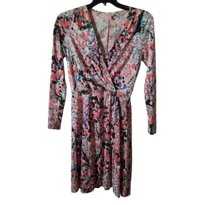 Lilly Pulitizer Long Sleeve Faux Wrap Dress Size Medium - Image 1 of 4