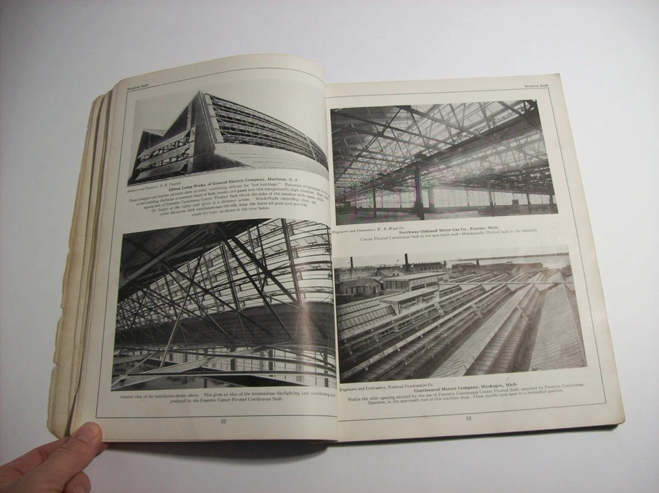 Catálogo DETROIT STEEL PRODUCTS CO, Fenestra WindoWall Windows 1924, De colección, Raro, x Foto 1 de 4