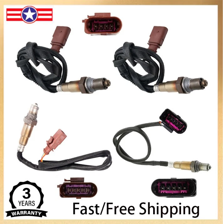 Sensor de oxígeno ascendente+abajo RS7 4,0 L V8 Turbo 4x para Audi 2013-18 A8 Quattro 2014-2018 Foto 1 de 4