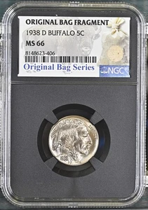 1938 D Nickel Indian Head or Buffalo NGC MS-66 D - Picture 1 of 2