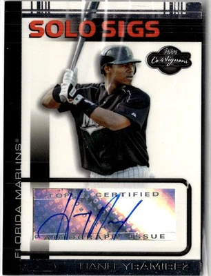 2007 Topps Co-Signers #SS-HR Hanley Ramirez Solo-Sigs - Image 1 of 2