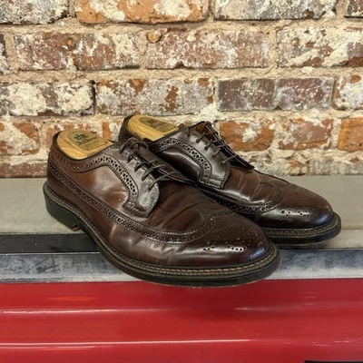 Alden 975 Long Wing Blucher Sz 9 B/D - Image 1 of 4