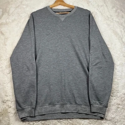 Travis Mathew Fink Crew Neck Sweater Cloud Men's Large 1MV346 Gray Modal Pima - Image 1 of 4