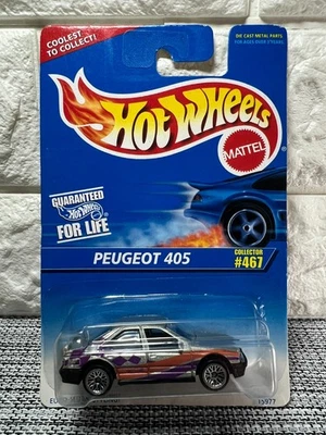 Hot Wheels Peugeot 405 Collector #467 plateado Foto 1 de 4