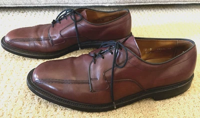 ALLEN EDMONDS Hillcrest Talla 12 D Derby Zapatos de Cuero Borgoña Hechos en EE. UU. Foto 1 de 4