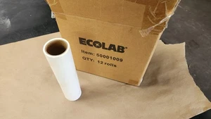 Ecolab 50001009 Oasis Pro Roll-It-Clean Sticky Paper Lint Roller Refill 12ct New - Picture 1 of 3