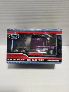 Mack Pull Back Purple Truck Vision Hi Rise Sleeper Bulldog Tough (2006). See Pic - Picture 1 of 9