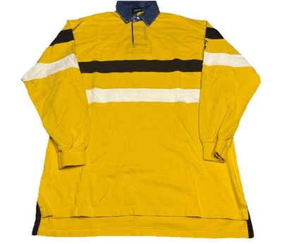 Camisa de Rugby Gant De Colección Para Hombre L Manga Larga Preparación Años 90 O7 Foto 1 de 4