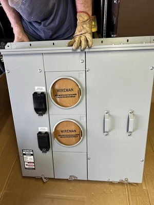 Siemens WP4212RJB 2-Gang 400A 225 Amp BOCINA SIN ANILLO BYPASS UNI-PAK Medidor Pila Foto 1 de 4