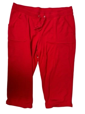 White Stag Women's XL (16-18) Brilliant Red Capri Pants EUC - Image 1 of 4