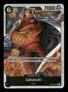 Sakazuki Reimpresión OP02-099 One Piece Premium Booster - El Mejor - SR NM Inglés - Imagen 1 de 2