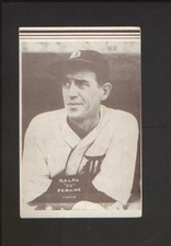1934 Detroit Tigers Annis Furs Team Issue Ralph Cy Perkins TOUGH!