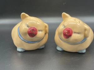 Mid century, pink pig, salt and pepper shakers - Picture 1 of 5