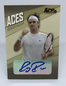 2007 Ace Authentic Roger Federer Auto Tennis Card /75 AC-3 Aces - Picture 1 of 2