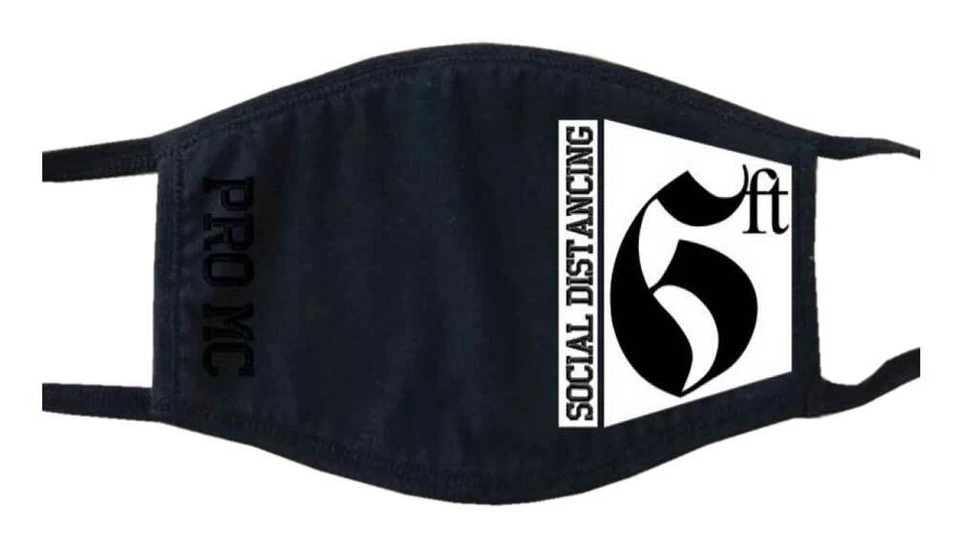 Máscara facial protectora reutilizable unisex Pro MC - distanciamiento social - negra MC3224 Foto 1 de 1