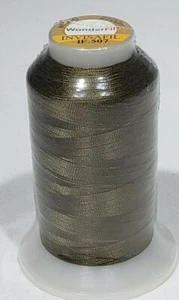 InvisaFil 100wt cottonized poly Thread solid colors 2734 yd spool WonderFil - Picture 1 of 36