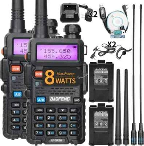 Tri-Power Walkie Talkie High Power Dual Band Long Range Handheld Two Way Radio - Zdjęcie 1 z 25