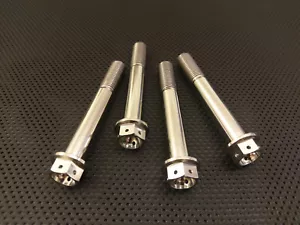 BMW S1000RR 2010-2018 front brake caliper bolt kit Titanium drilled hex bolts - Picture 1 of 3