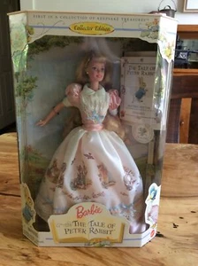 1997 BARBIE AND THE TALE OF PETER RABBIT -19360 - ORIGINAL BOX UNOPENED - Picture 1 of 12