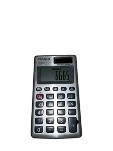 Casio HS-8VA Standard Function Desktop Calculator,Black Solar Powered - Picture 1 of 2