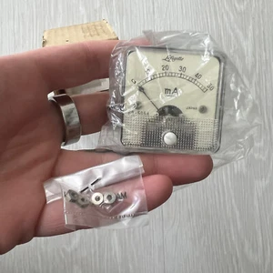 Vintage Lafayette DC Milliammeter Teil 99 5054 beleuchtet 0-50 MA Japan - Bild 1 von 8