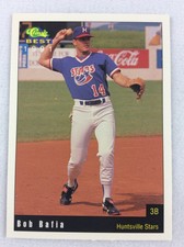 1991 Huntsville Stars-Classic BEST Minor Lg Baseball Card-Bob Bafia