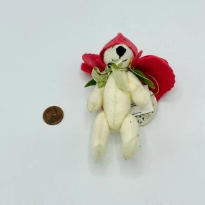 Nabco 1994 Petal Pushers Rose Plush 3209 Stuffed Animal Teddy Bear  - Picture 1 of 9