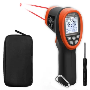 Digitales Infrarot-Thermometer IR-Laser-Pyrometer-Temperaturpistole -50-1800 °C - Picture 1 of 7